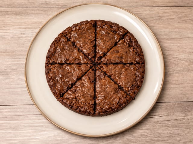 8" Brownie Pizza Cookie.