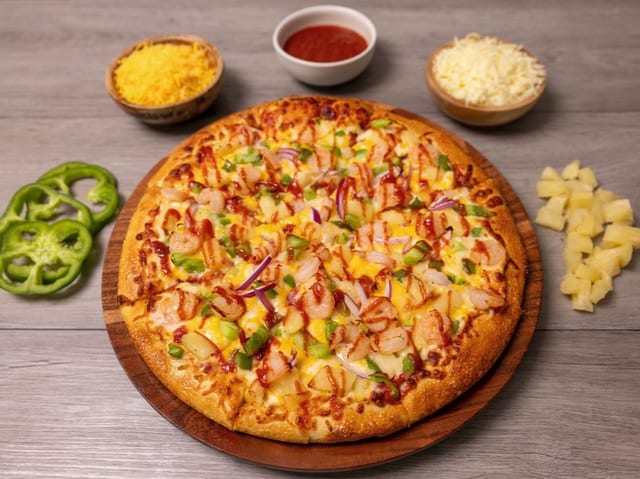 Primo Shrimp Pizza.