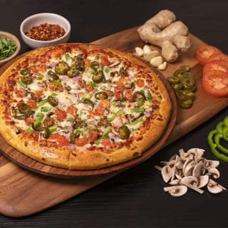Desi Veggie Pizza