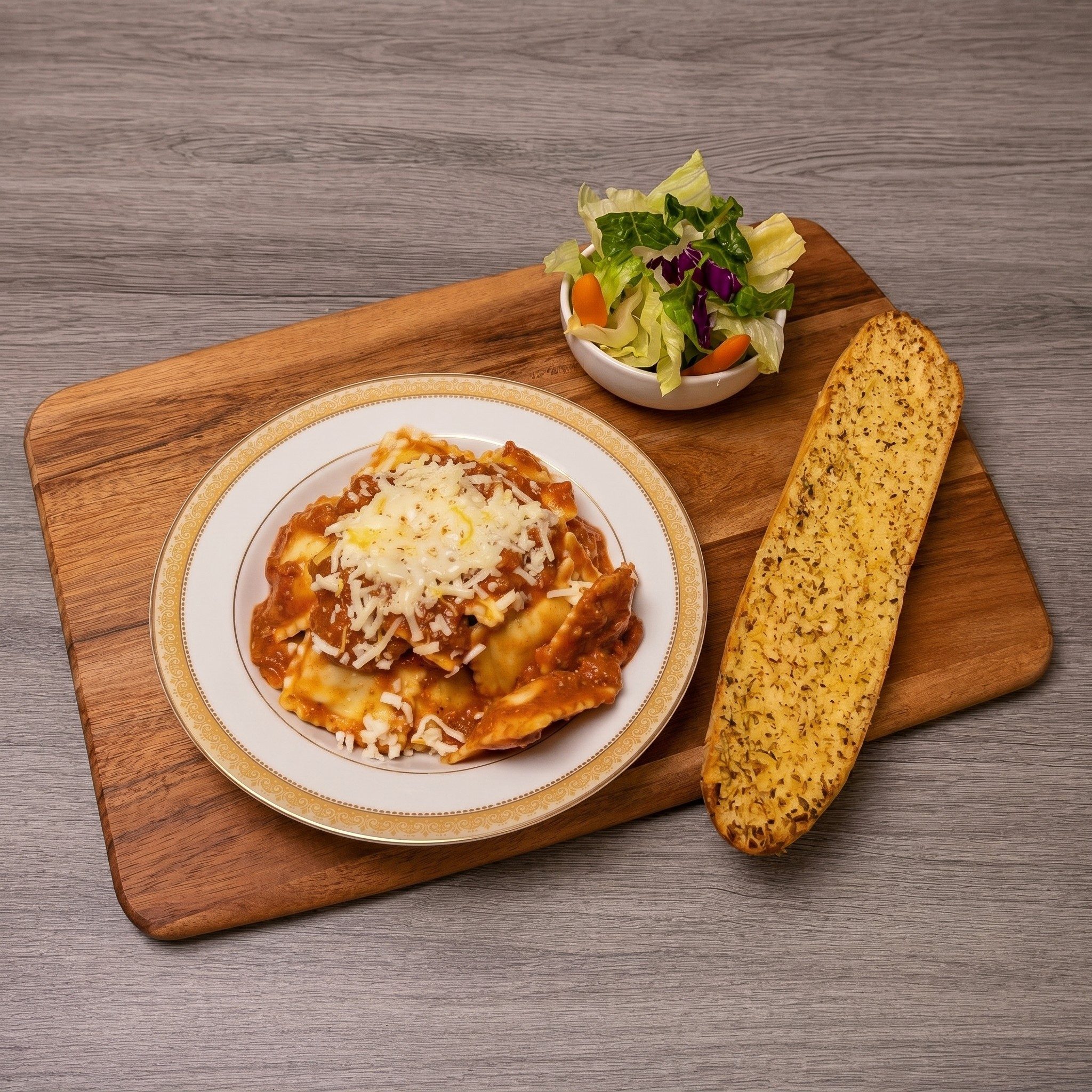 Meat Ravioli.