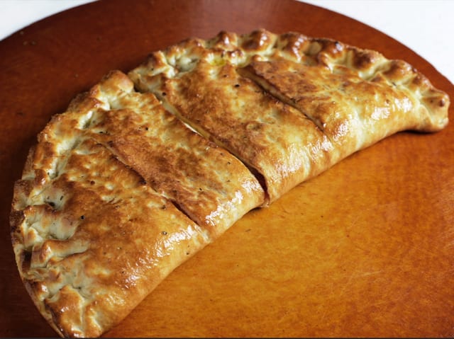 Chicken Bacon Ranch Calzone.