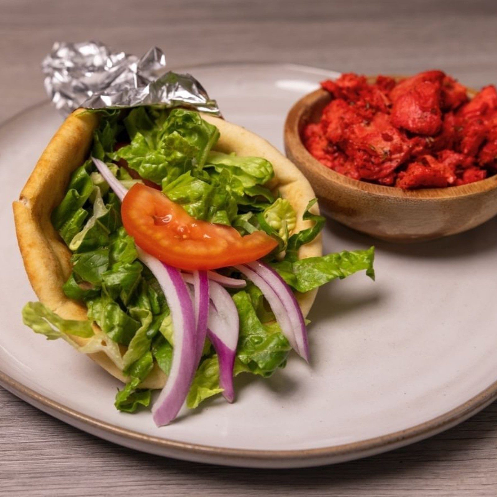 Tandoori Chicken Wrap.