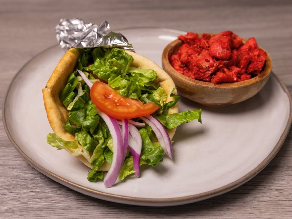 Tandoori Chicken Wrap.