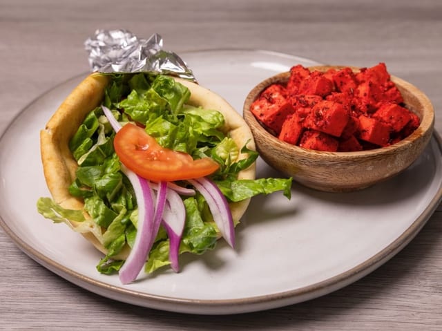 Tandoori Paneer Wrap.
