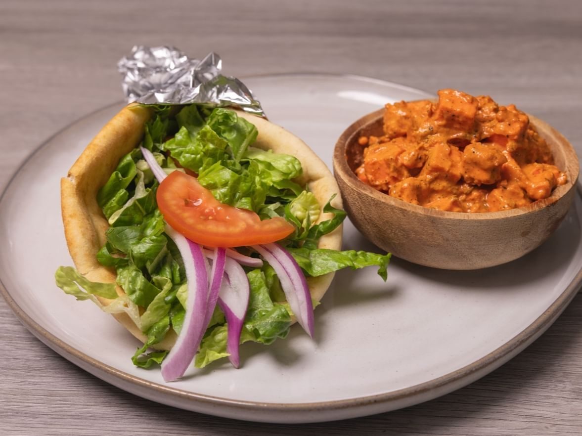 Butter Paneer Wrap.