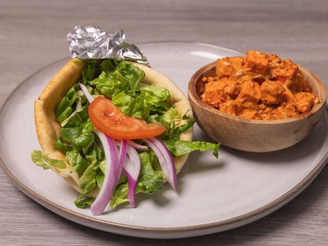 Butter Paneer Wrap.