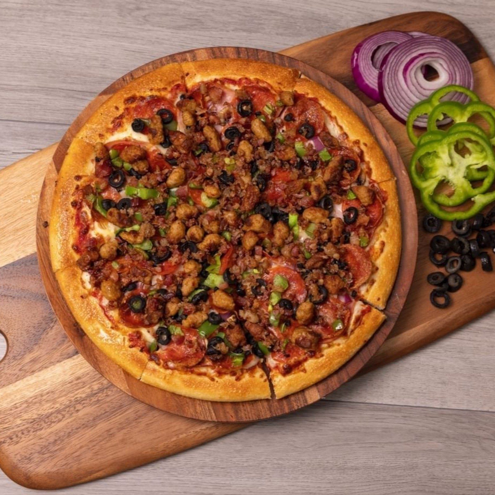 Super Supreme Pizza.