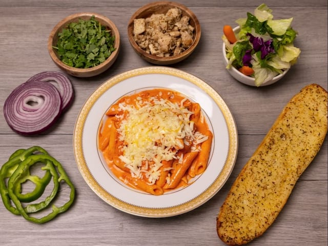 East Indian Butter Chicken Penne.
