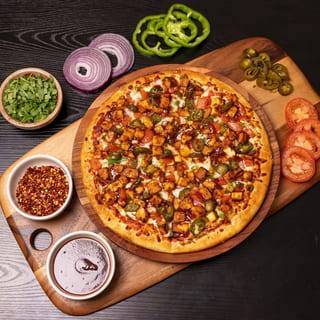 Large Korean Chili Paneer Pizza