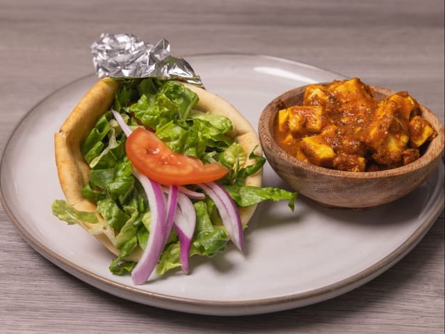 Karahi Paneer Wrap.