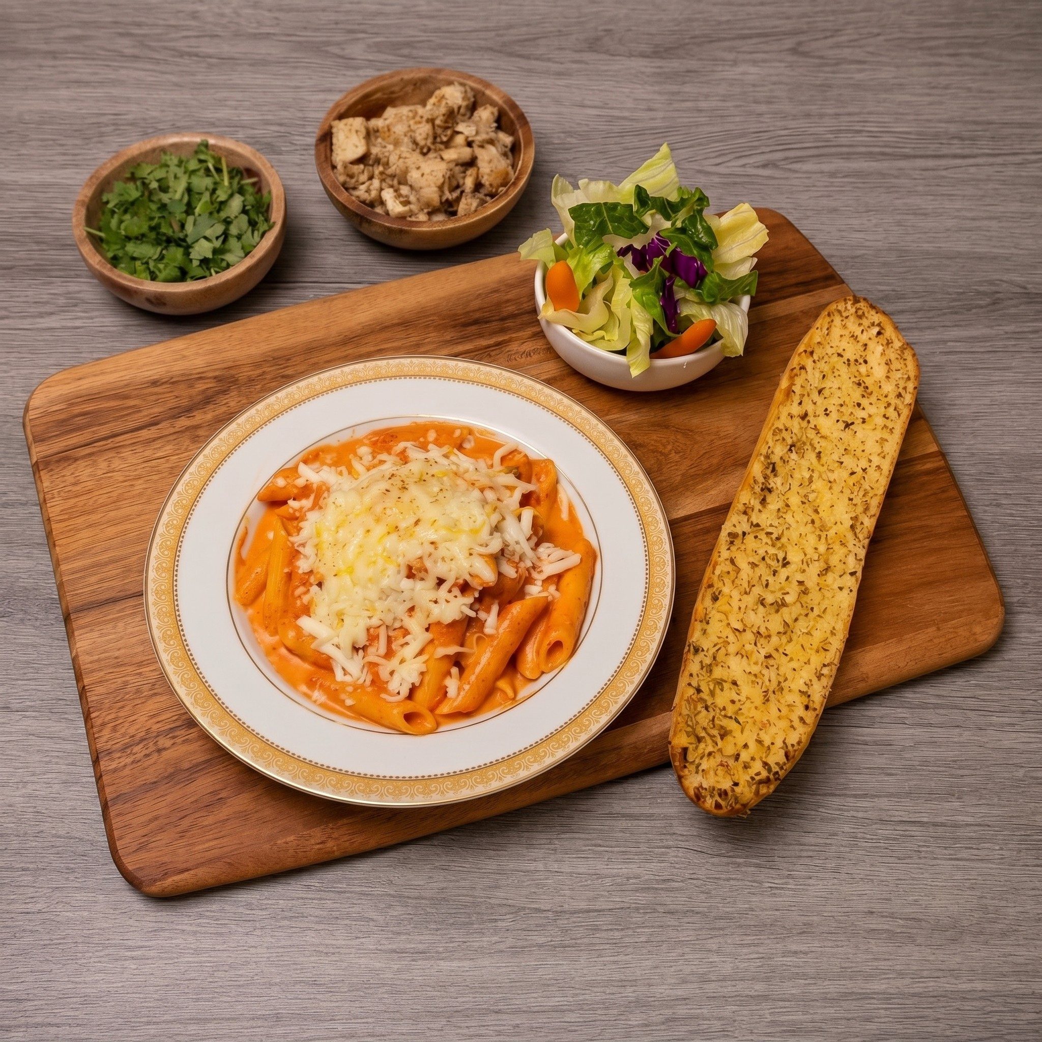East Indian Veggie Butter Curry Penne.