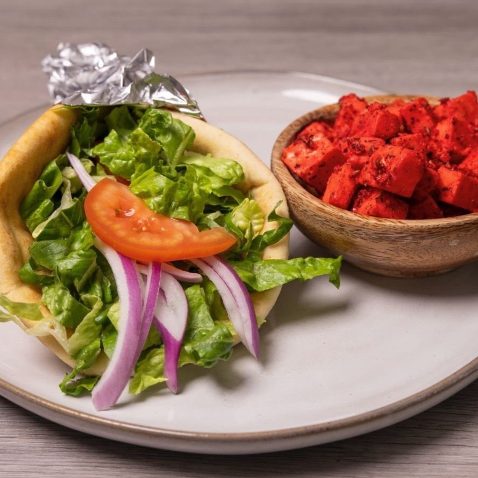Tandoori Paneer Wrap.