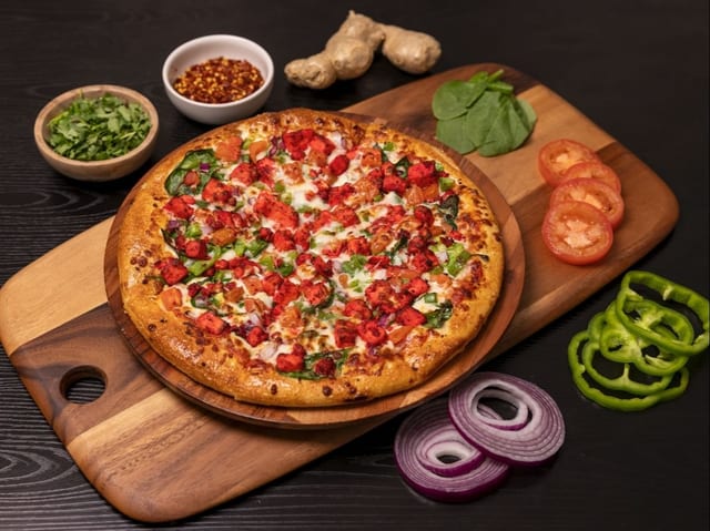 Palak Paneer Pizza.