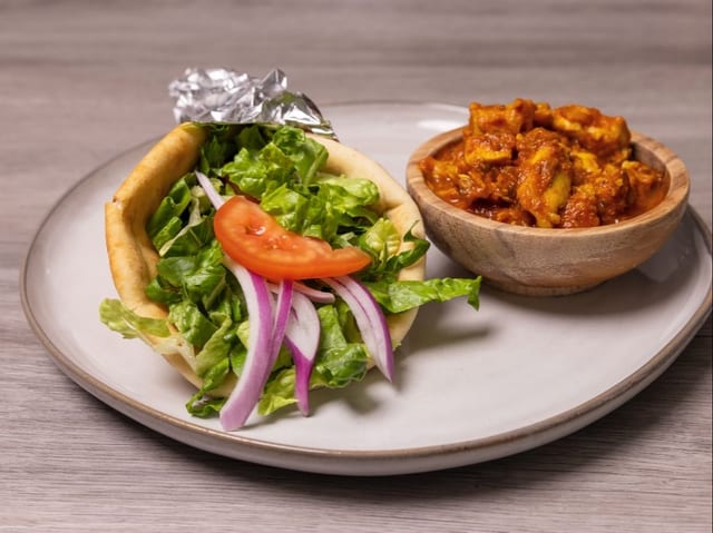 Karahi Chicken Wrap.