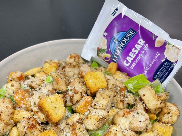 Chicken Caesar Salad.