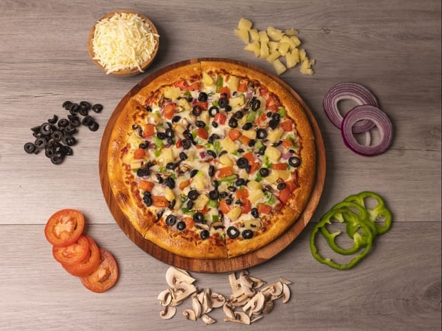 Veggie Delight Pizza.
