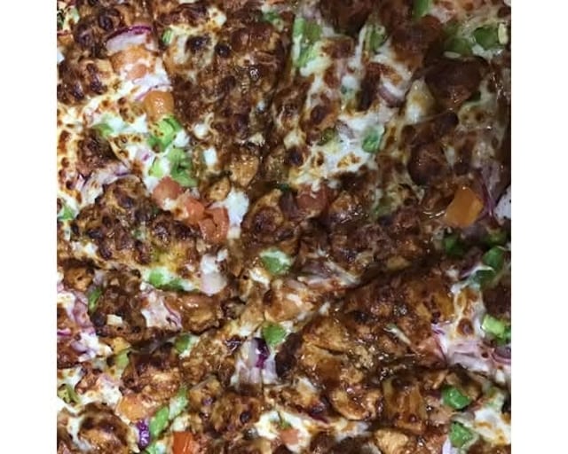 BBQ Chicken Bonanza Pizza.
